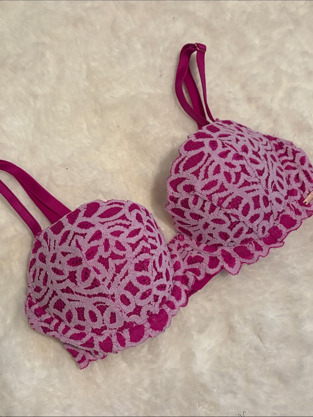 32C Victoria’s Secret PINK Push Up Bra LIKE NEW